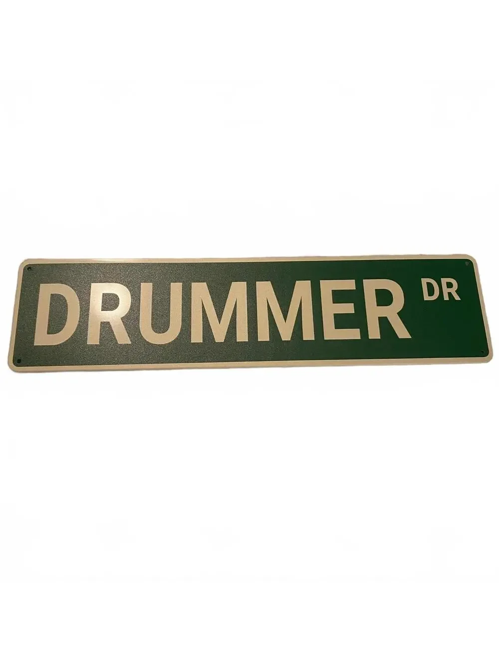 Drummer Dr Metal Street Sign 16” x 4” Music Room Man Cave Decor New